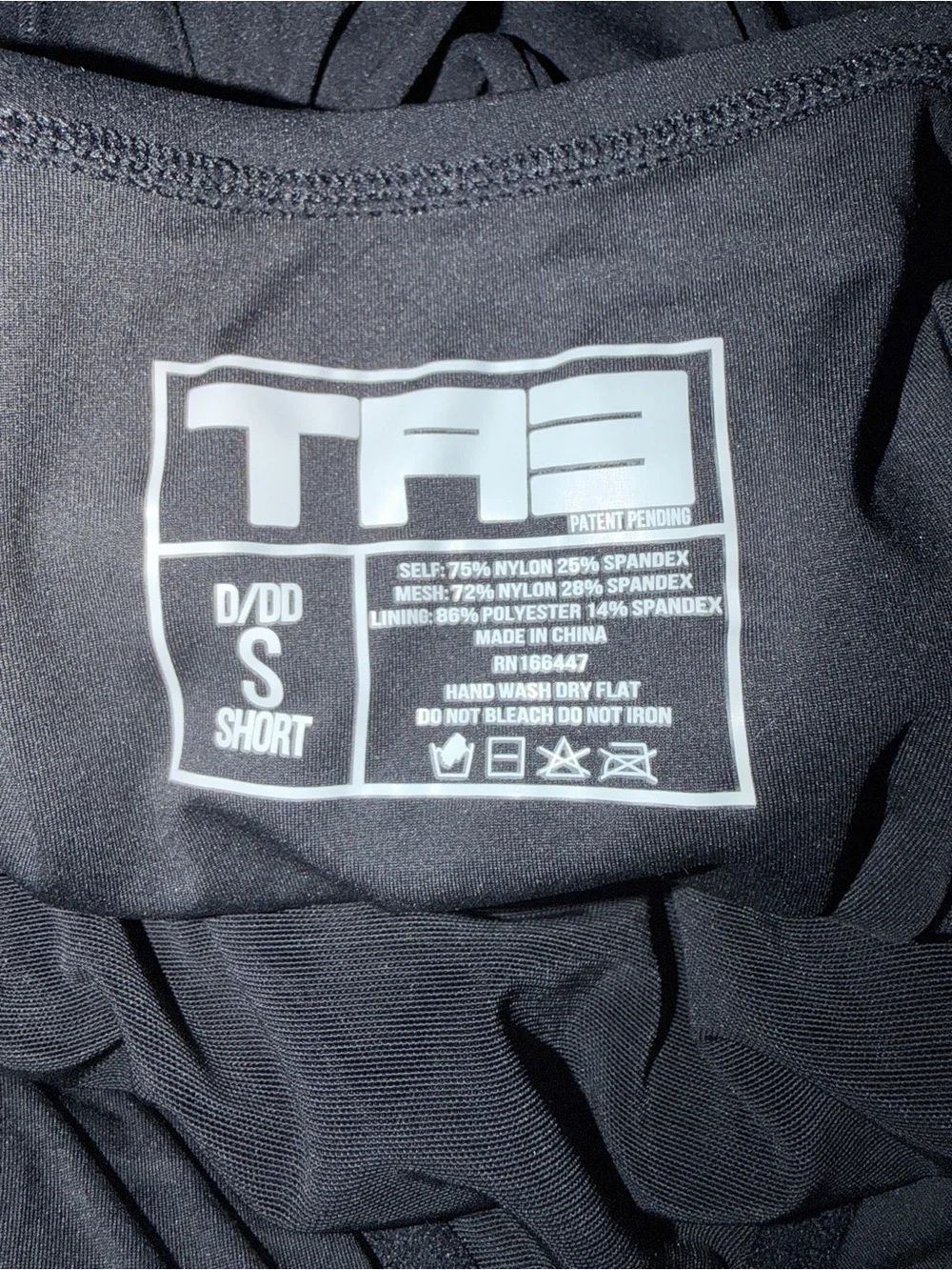 TA3 Lifty Black one piece - small short - Picture 2 of 3